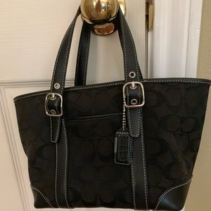 Blk coach purse